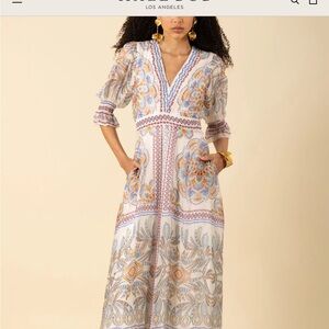 Hale Bob Multicolor Floral Maxi Dress